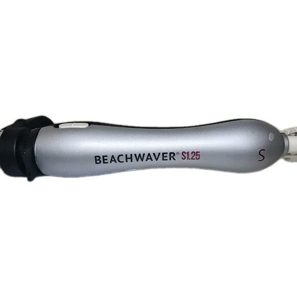 Beachwaver S1.25 BW1138 Rotating Curling Iron Silver/Black – Tested & Working - Picture 2 of 10